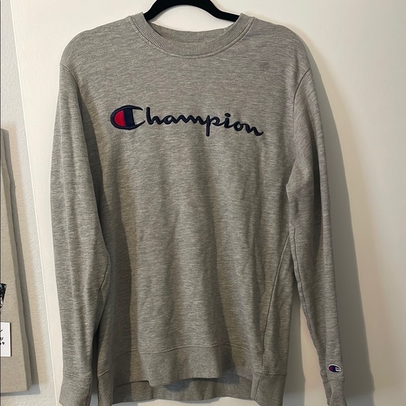 Champion Gray Sweatshirt - Picture 1 of 8
